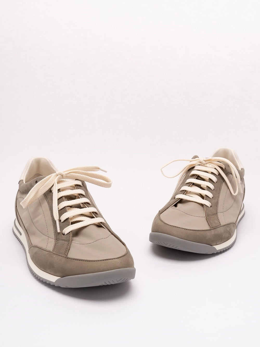 Brunello Cucinelli Men Nylon And Nubuck Sneakers BRUNELLO CUCINELLI