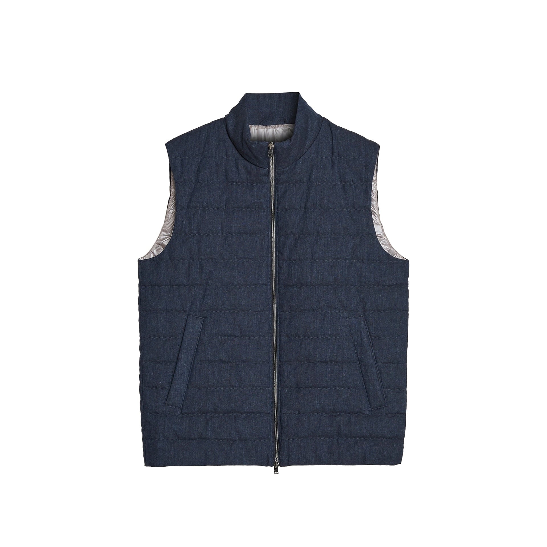Herno Linen Down Gilet Men HERNO