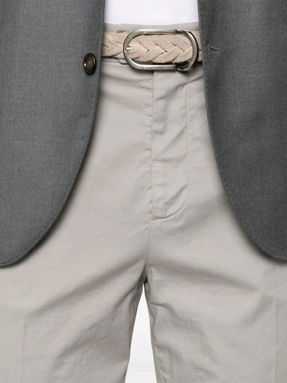 Brunello Cucinelli Men Garment-Dyed Leisure Fit Pants BRUNELLO CUCINELLI