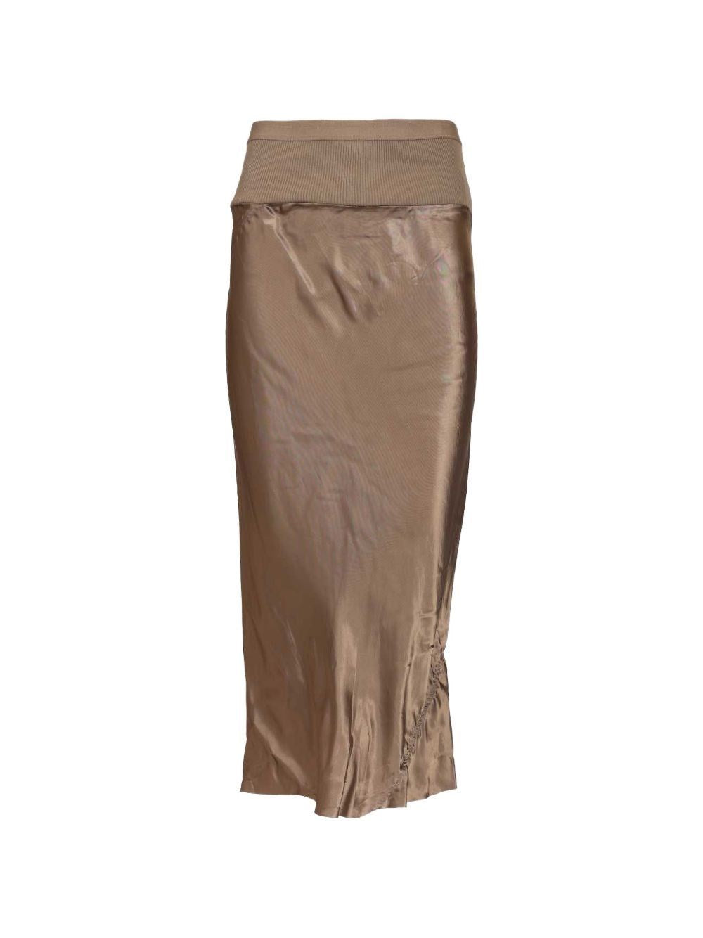 Rick Owens Women Knee Bias Midi Skirt RICK OWENS