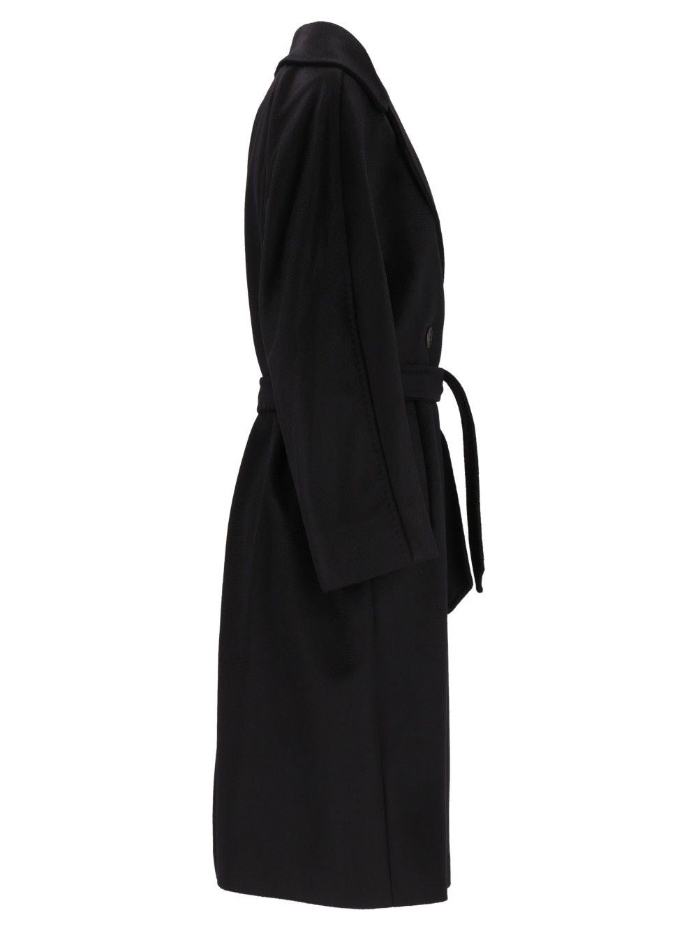 Weekend Max Mara Women Resina Drap Wool Long Coat Double Breast WEEKEND MAX MARA