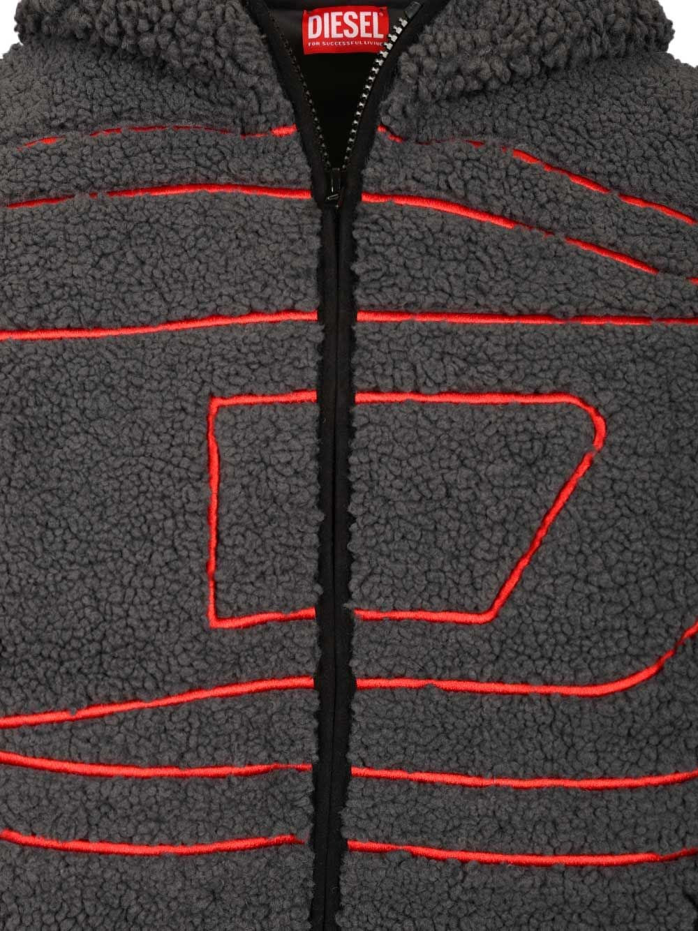 Diesel Men "S-Zat" Teddy Hoodie DIESEL