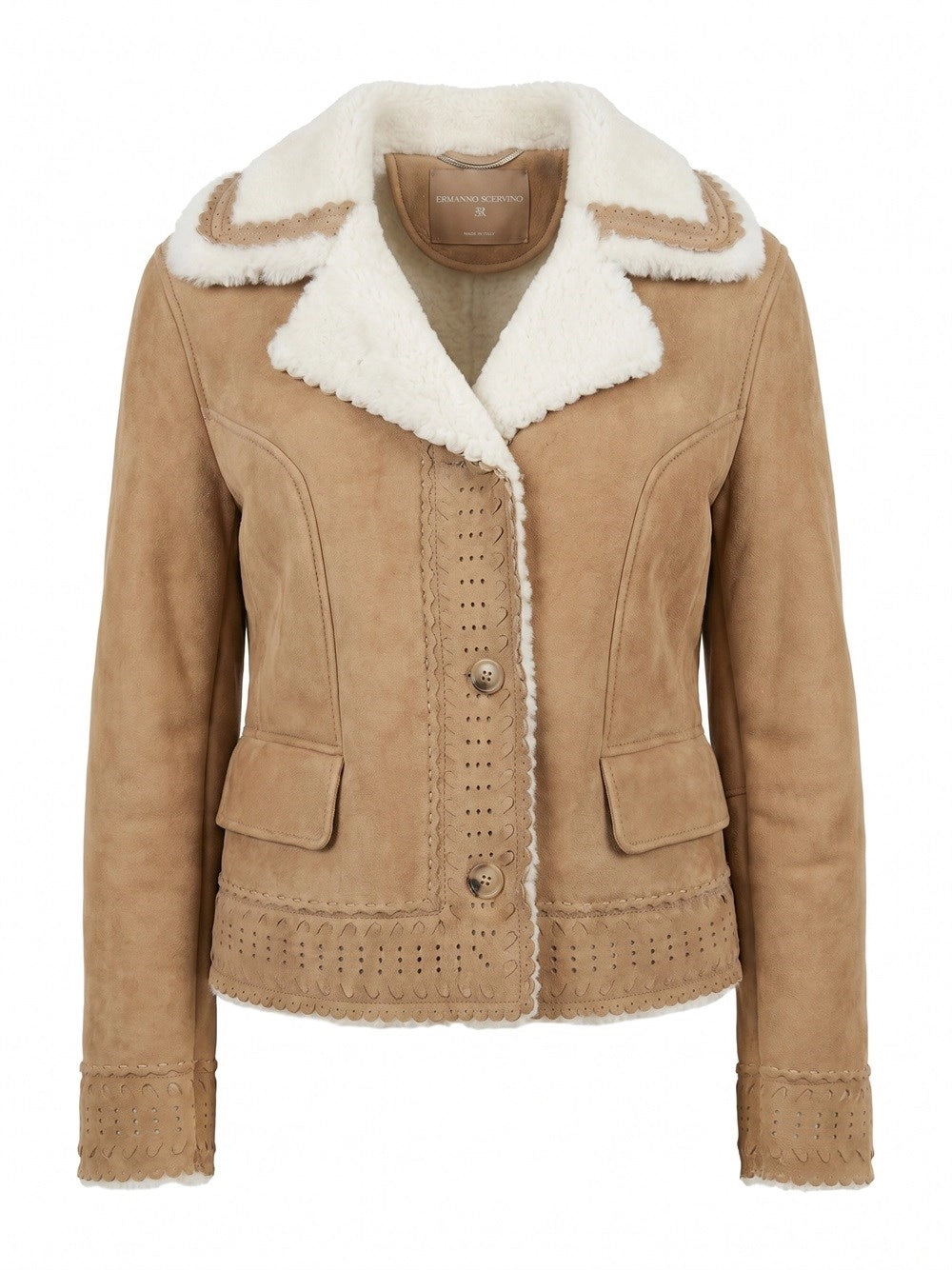 Ermanno Scervino Women Shearling Jacket ERMANO SCERVINO