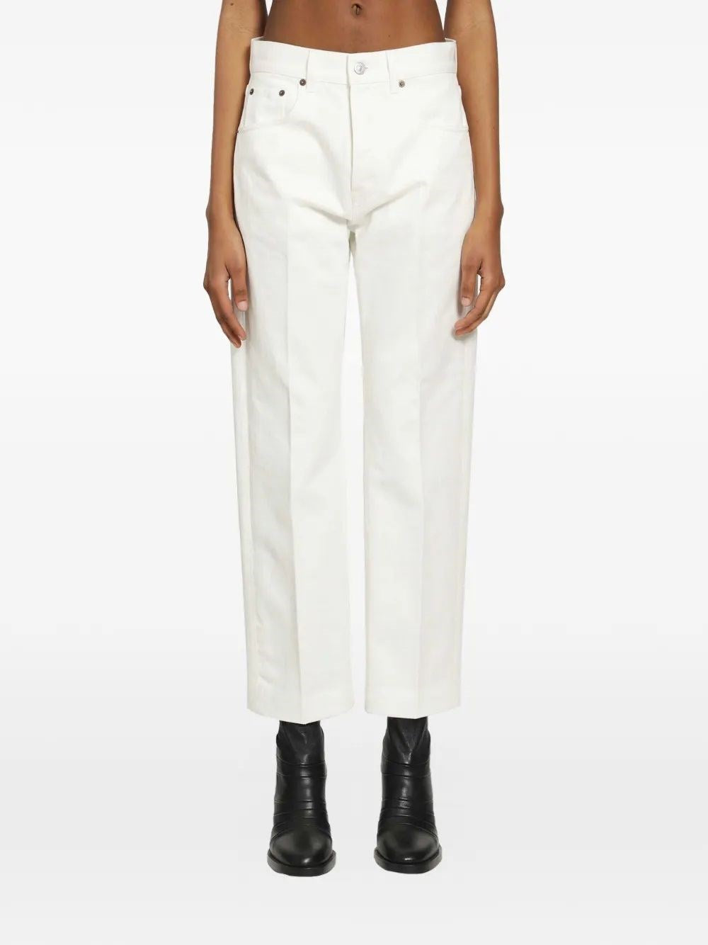 Celine Women Cotton Twill Boyfriend Jeans CELINE