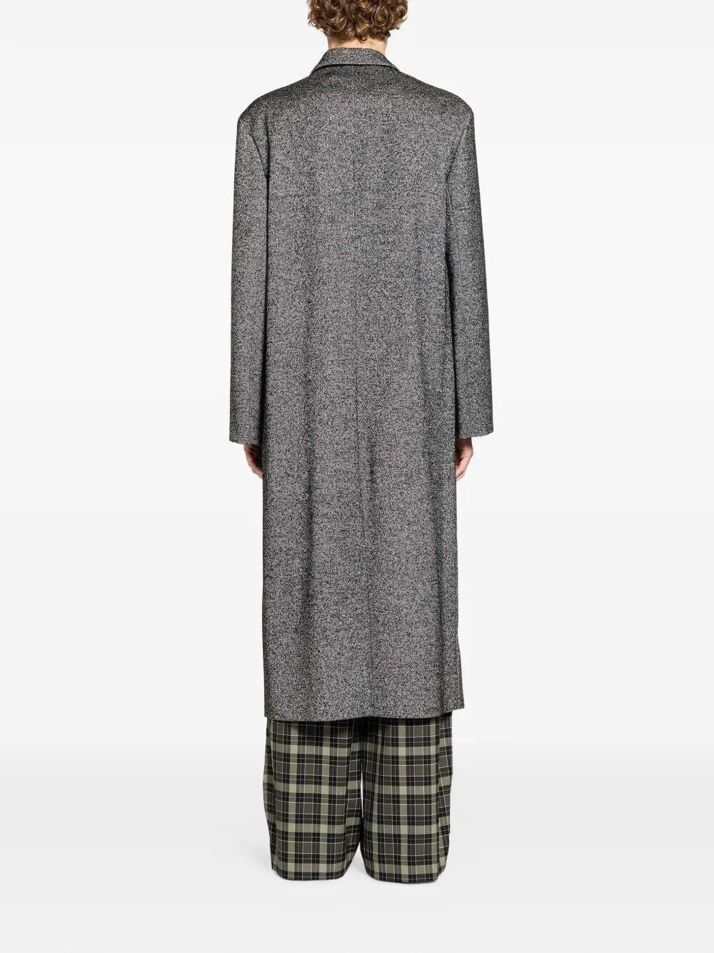Loewe Men Double-Breasted Wool Blend Coat LOEWE