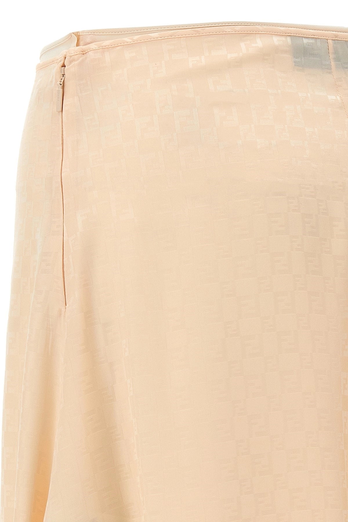 Fendi Women Ff Silk Skirt FENDI