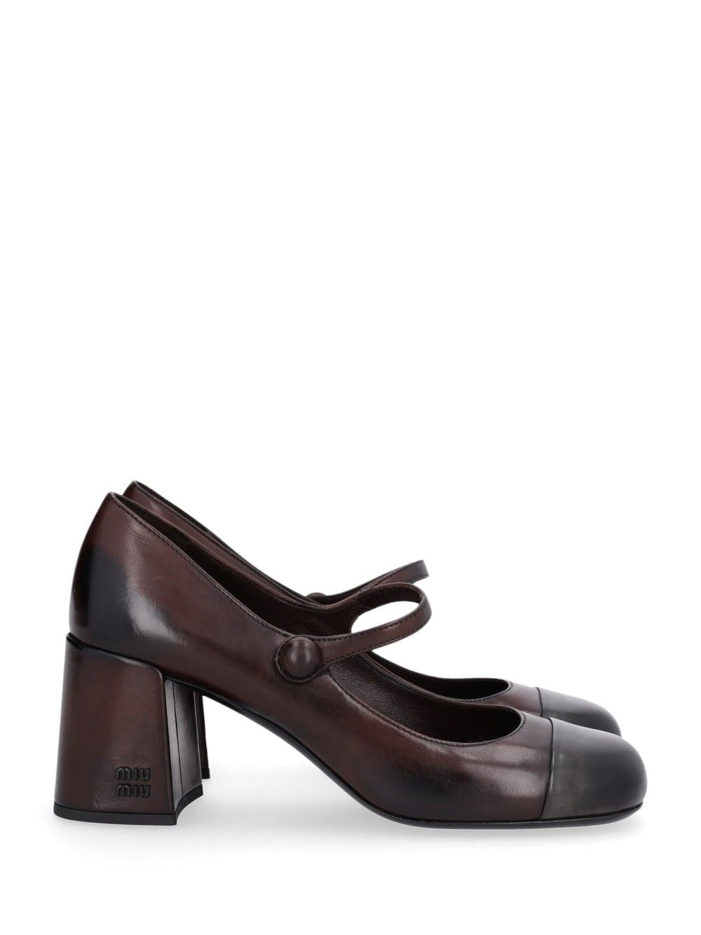 Miu Miu Women Waxed Leather Pumps MIU MIU