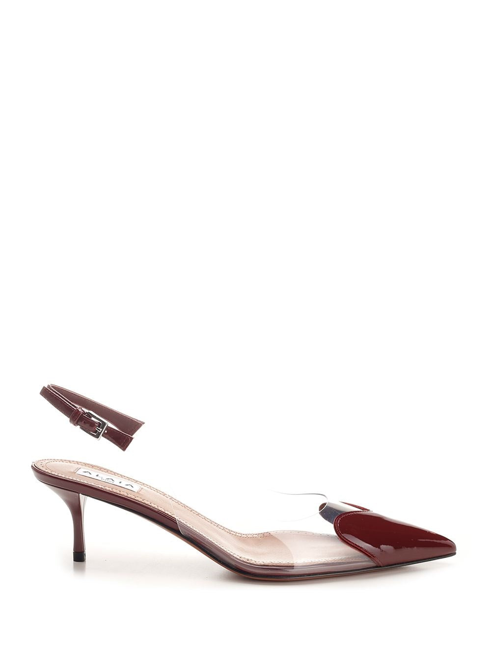 Alaïa Women Le Cœur Patent Leather Slingback ALAIA