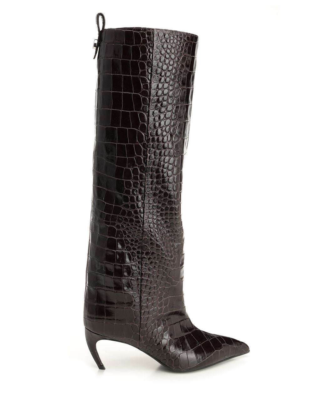 The Attico Women 'Lea' Crocodile-Effect Boot THE ATTICO
