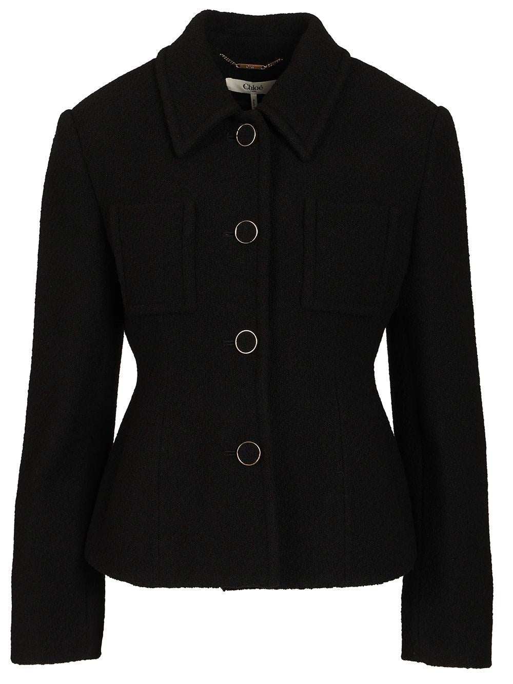 Chloe' Women Single-Breasted Short Blazer CHLOE