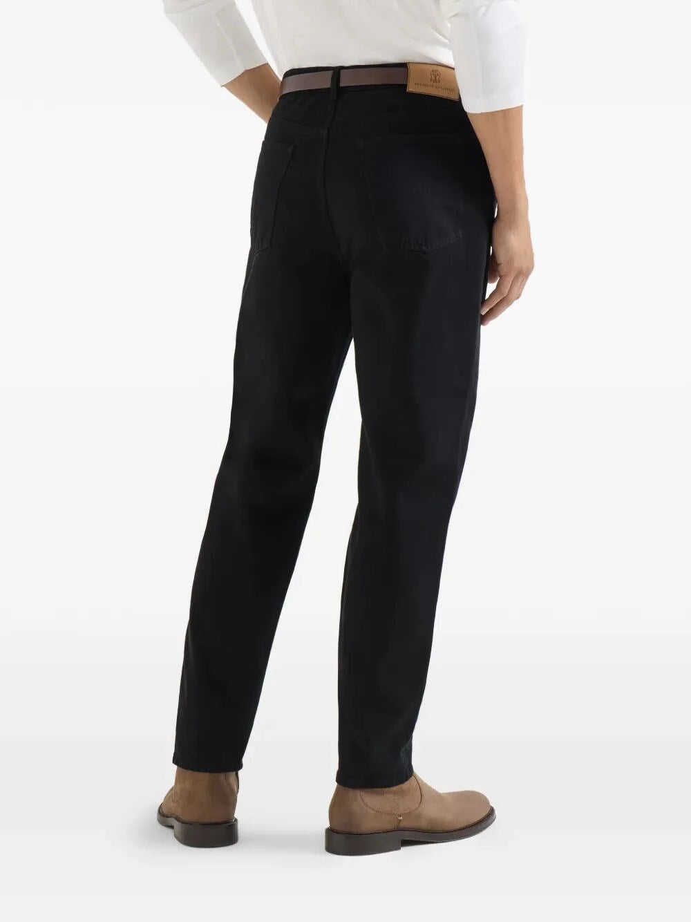 Brunello Cucinelli Men Dyed Denim Pants BRUNELLO CUCINELLI