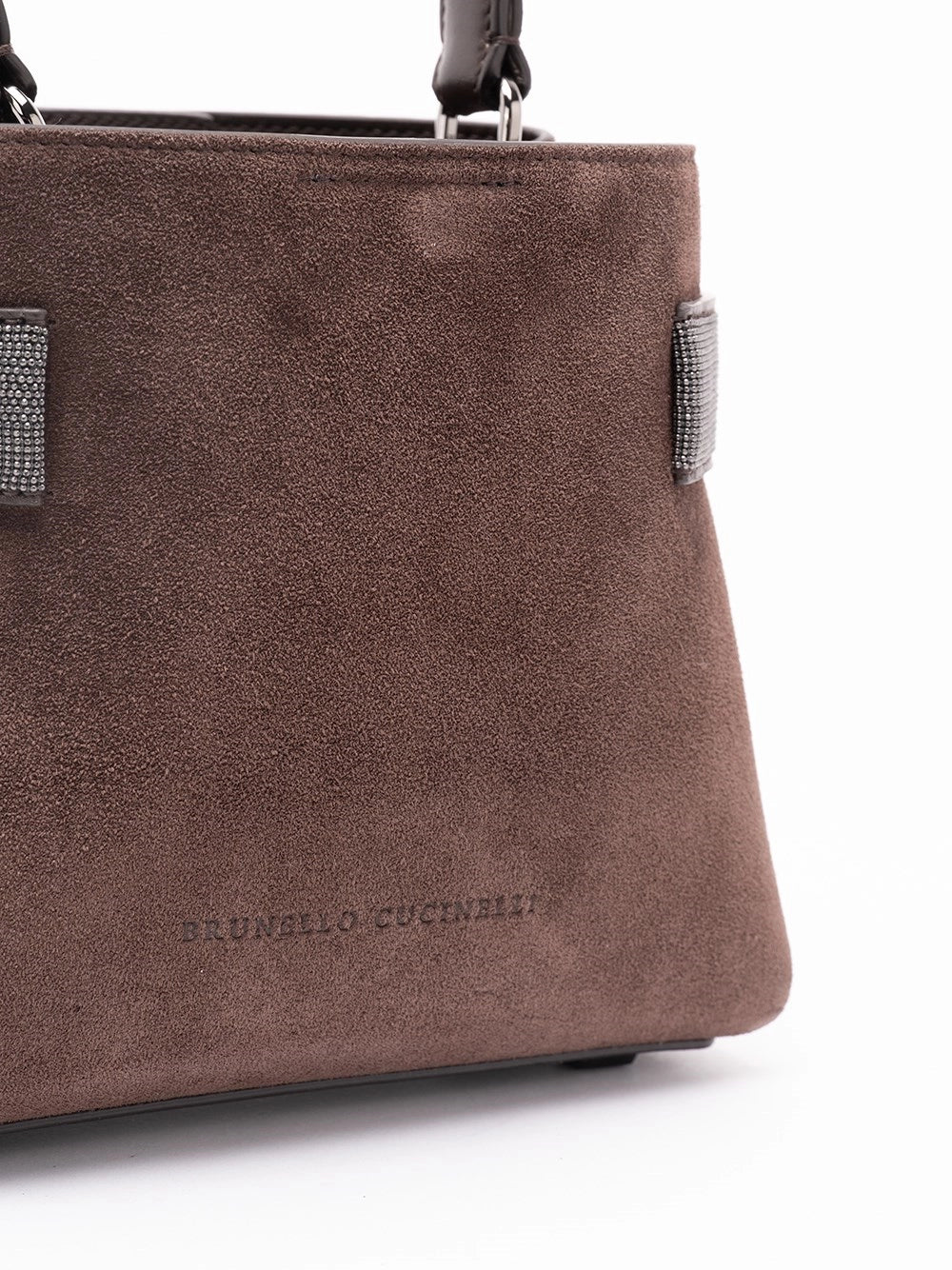 Brunello Cucinelli Women Small Soft Velour Crossbody Bag BRUNELLO CUCINELLI