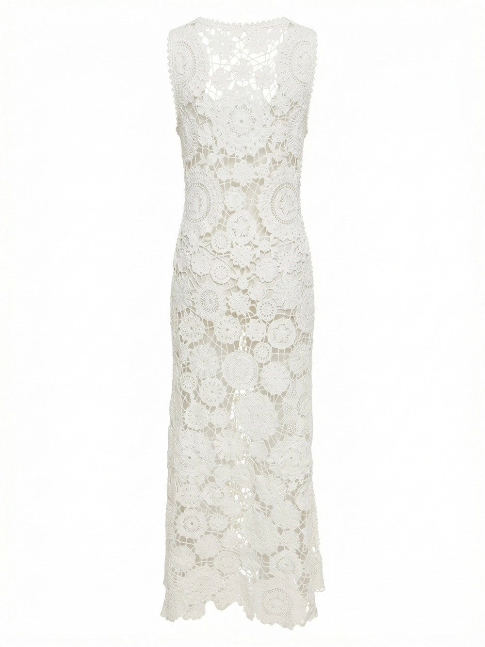 Self-Portrait Women Crochet Maxi Dress SELF-PORTRAIT