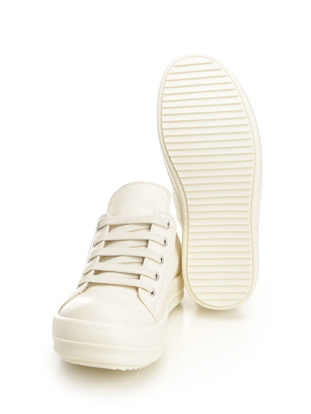 Rick Owens Women "Strobe" Leather Sneaker RICK OWENS