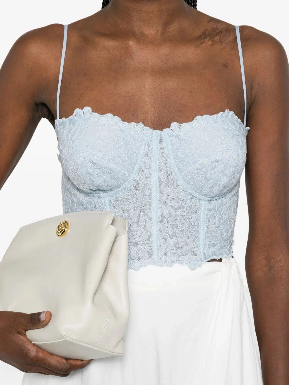 Ermanno Scervino Women Top With Embroidery ERMANO SCERVINO