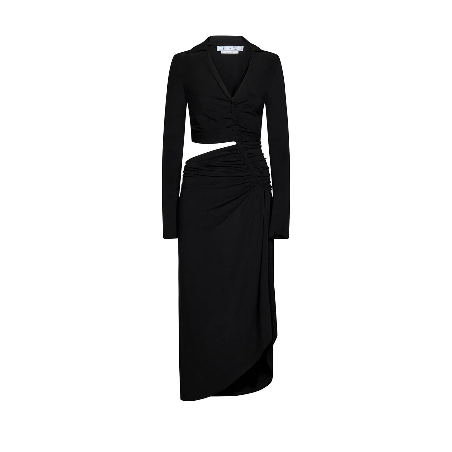 Off-White Cut-Out Midi Dress Women OFF-WHITE