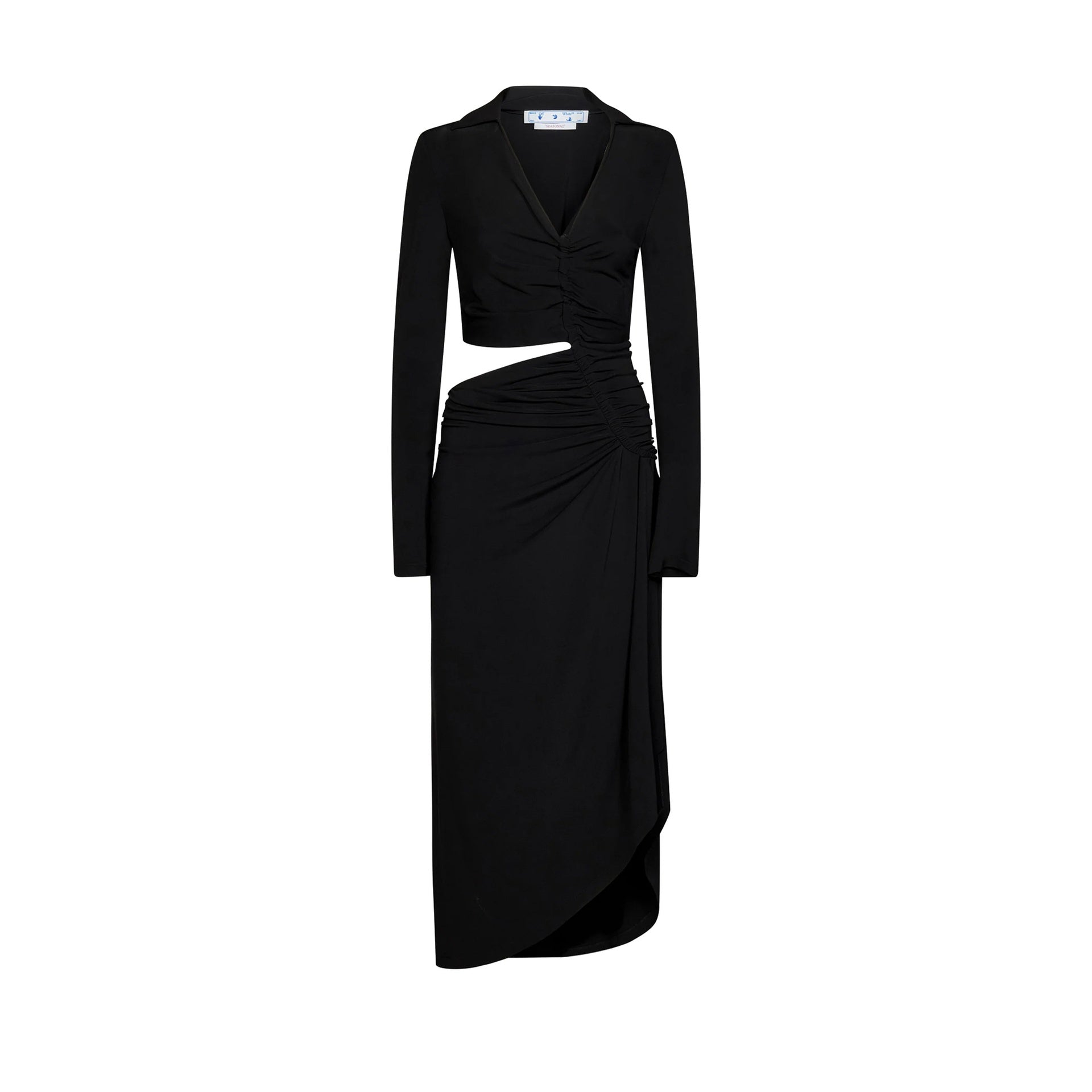 Off-White Cut-Out Midi Dress Women OFF-WHITE