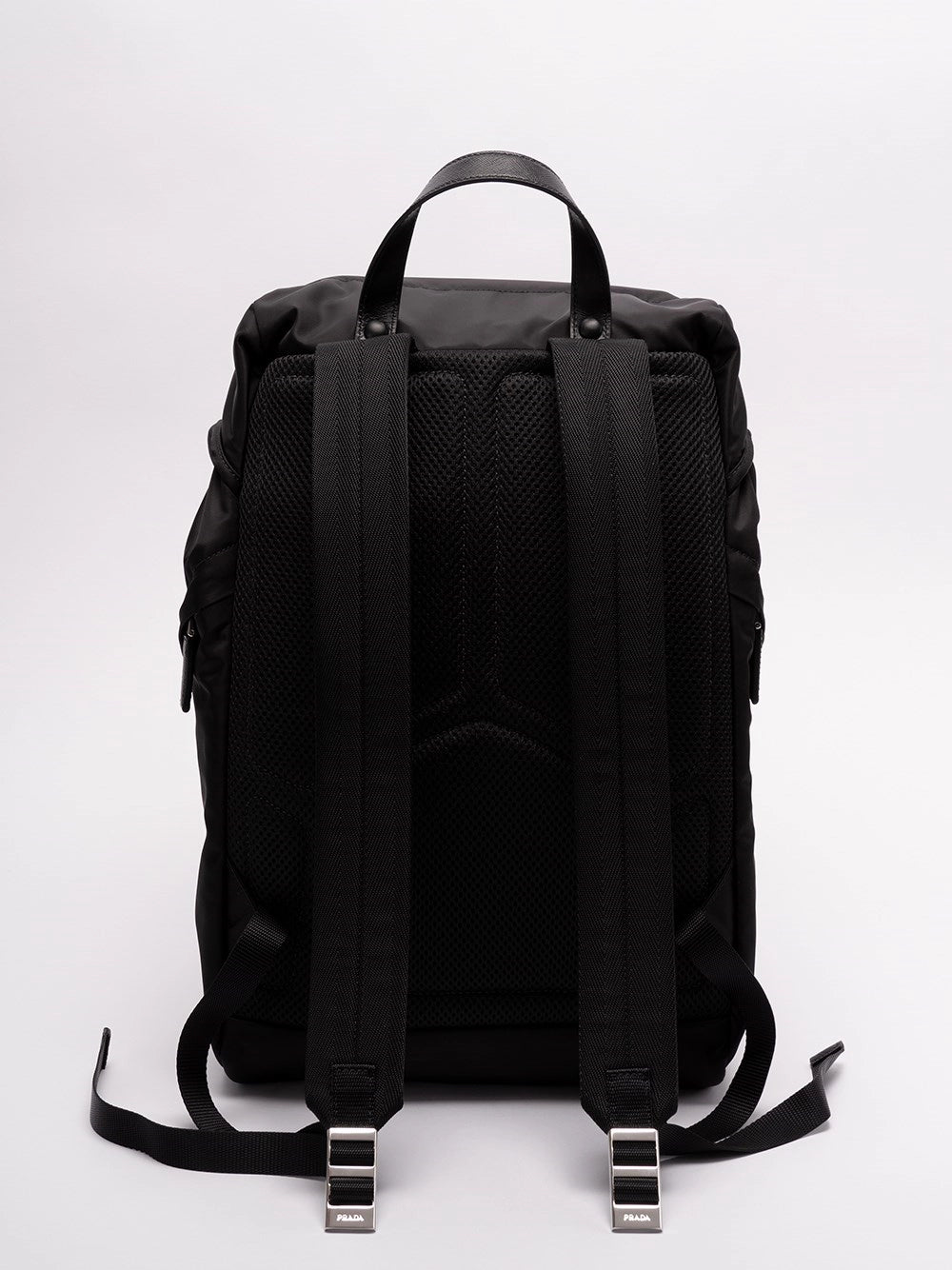 Prada Men Re-Nylon And Saffiano Leather Backpack PRADA
