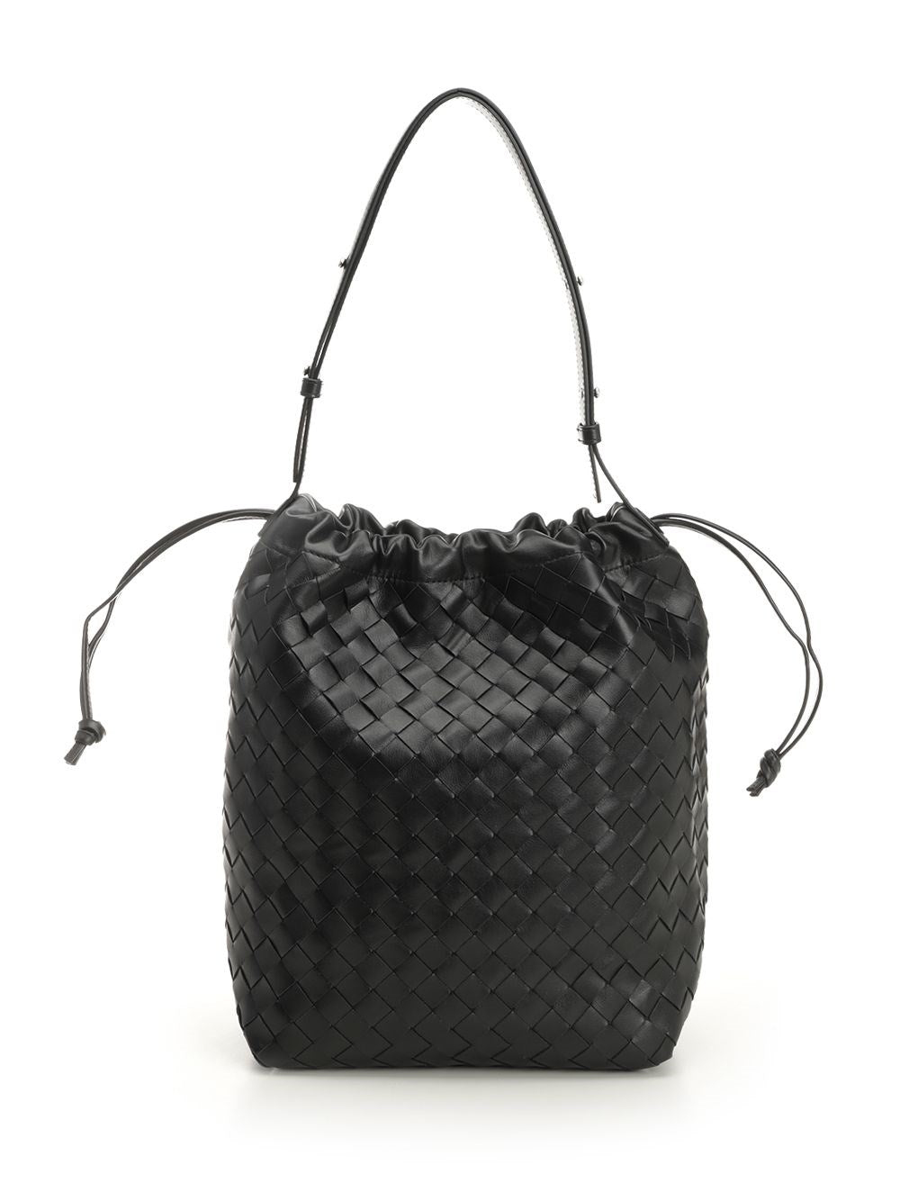 Bottega Veneta Women "Biblioteca" Intrecciato Bucket Bag BOTTEGA VENETA