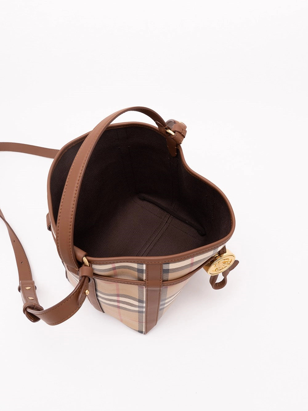 Burberry Women Mini Drawstring Bucket Bag BURBERRY