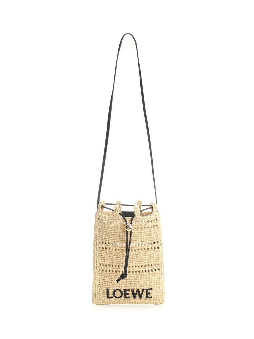 Loewe Paula's Ibiza Women Raffia Drawstring Pocket LOEWE