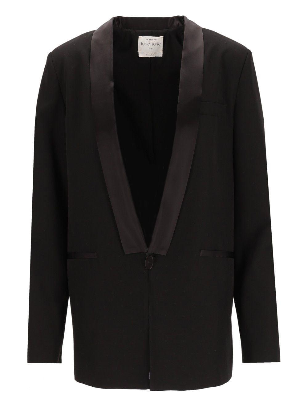Forte_Forte Women Tuxedo Jacket FORTE FORTE