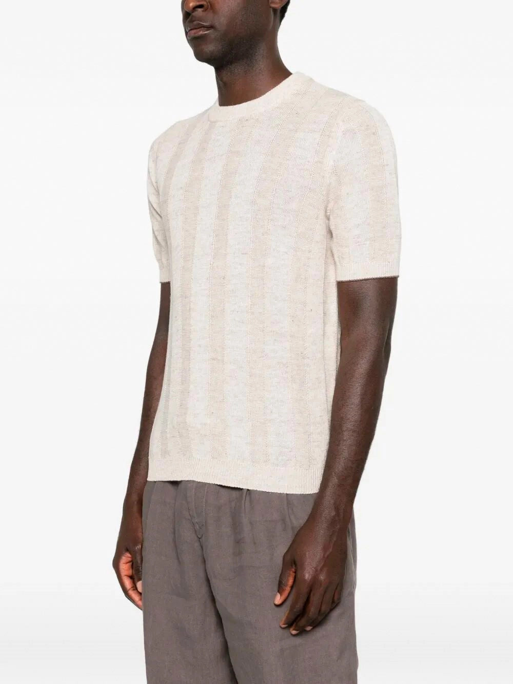 Brunello Cucinelli Men Short Sleeve Sweater