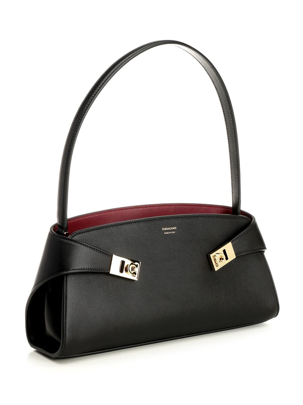 Ferragamo Women Hug Leather Shoulder Bag FERRAGAMO