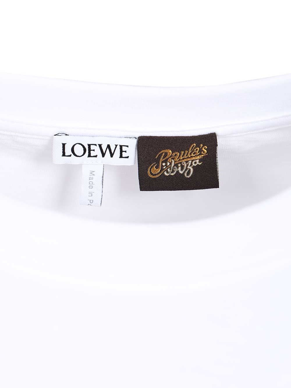 Loewe Paula's Ibiza Women Boxy Fit Cotton T-Shirt LOEWE