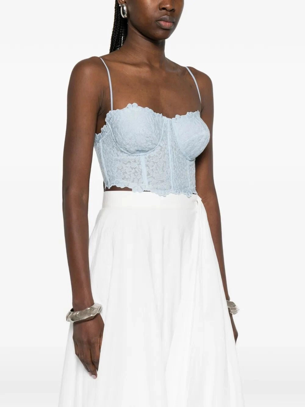 Ermanno Scervino Women Top With Embroidery ERMANO SCERVINO