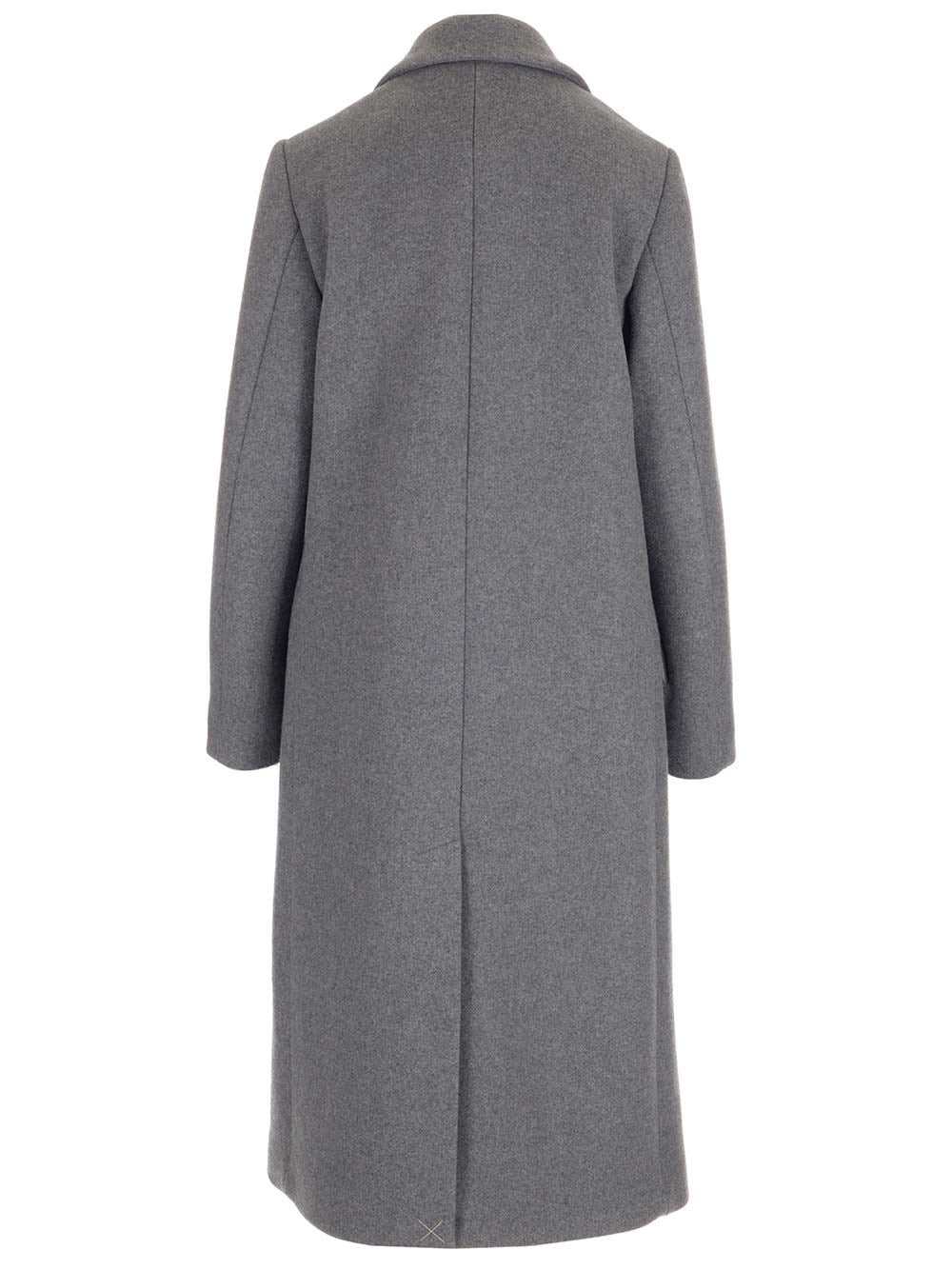 Loewe Women Wool And Cashmere Long Coat LOEWE