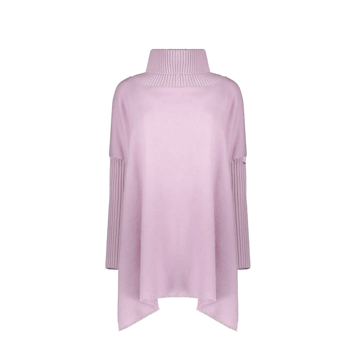 Herno High-Collar Asymmetric Poncho Women HERNO