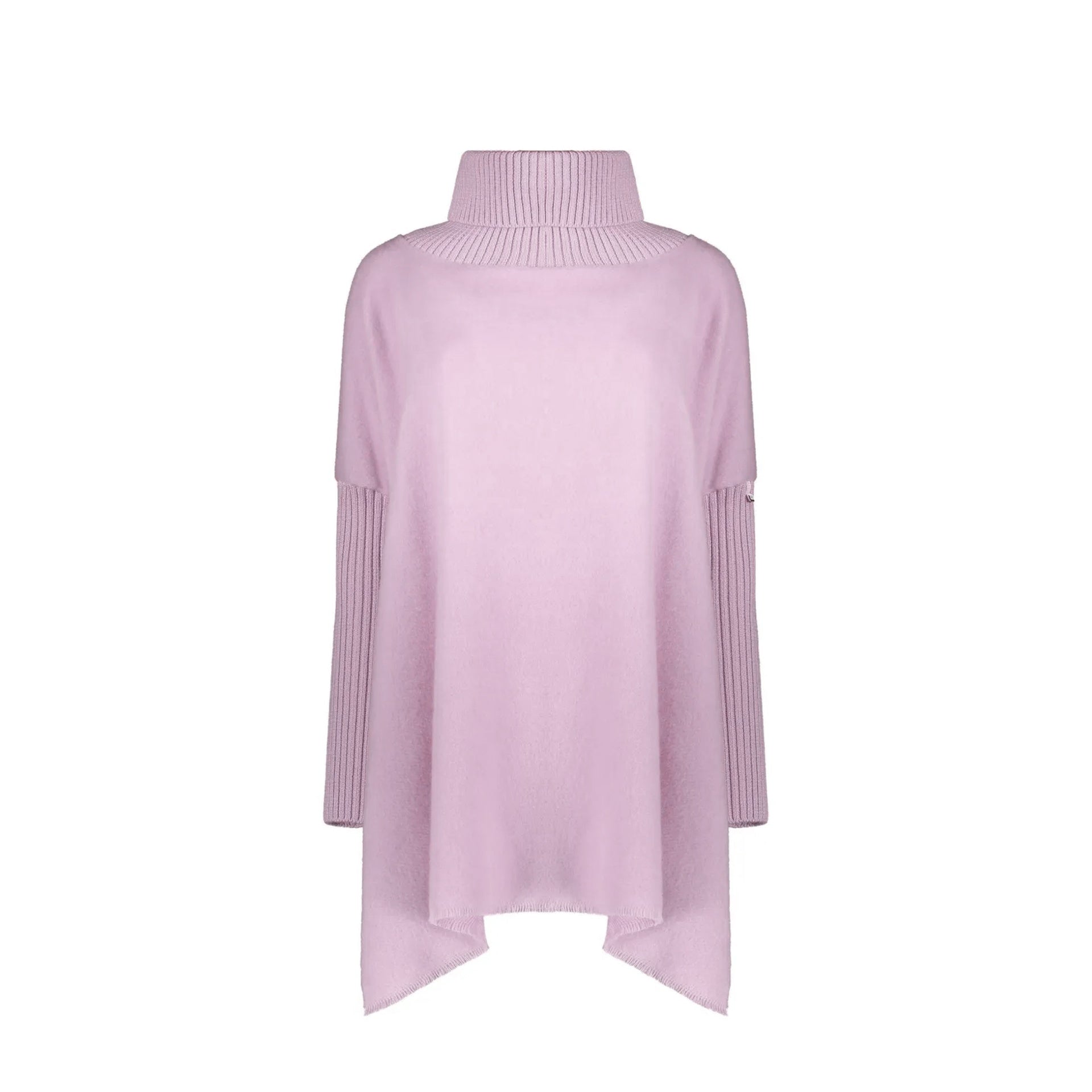 Herno High-Collar Asymmetric Poncho Women HERNO