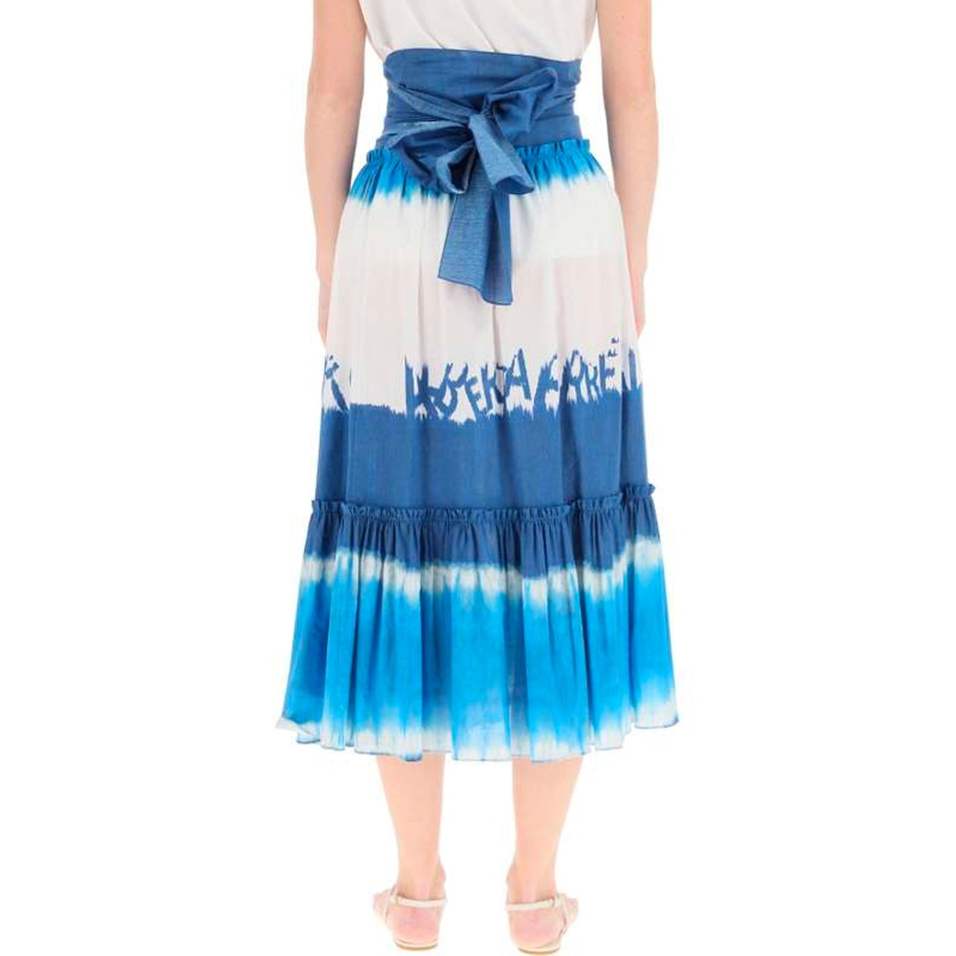 Alberta Ferretti Tie Dye Midi Skirt Women ALBERTA FERRETTI