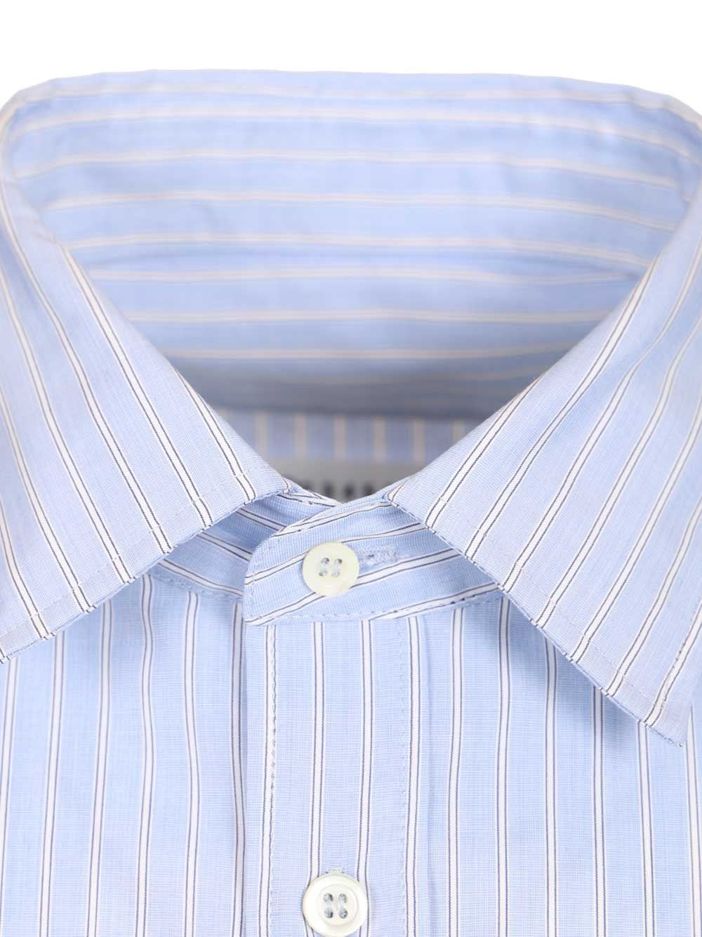 Maison Margiela Men Tailored Striped Cotton Shirt MAISON MARGIELA