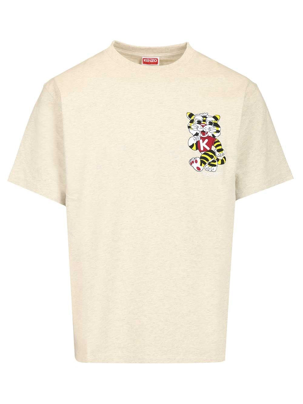 Kenzo Men Oversized 'Kenzo Wild Tiger' T-Shirt KENZO