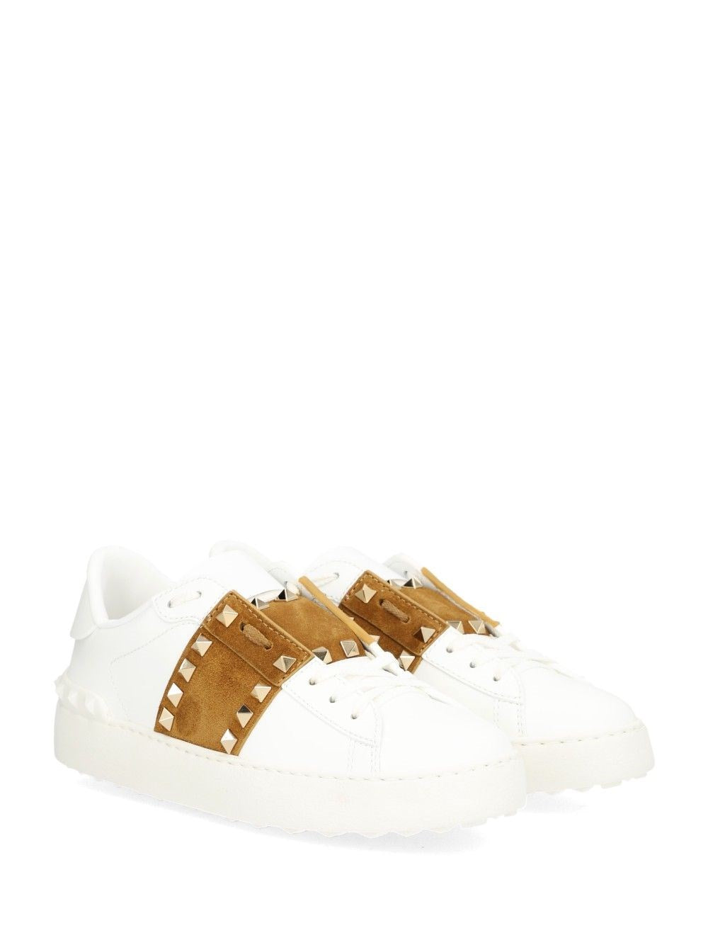 Valentino Garavani Women Rockstud Untitled Leather Sneakers VALENTINO GARAVANI