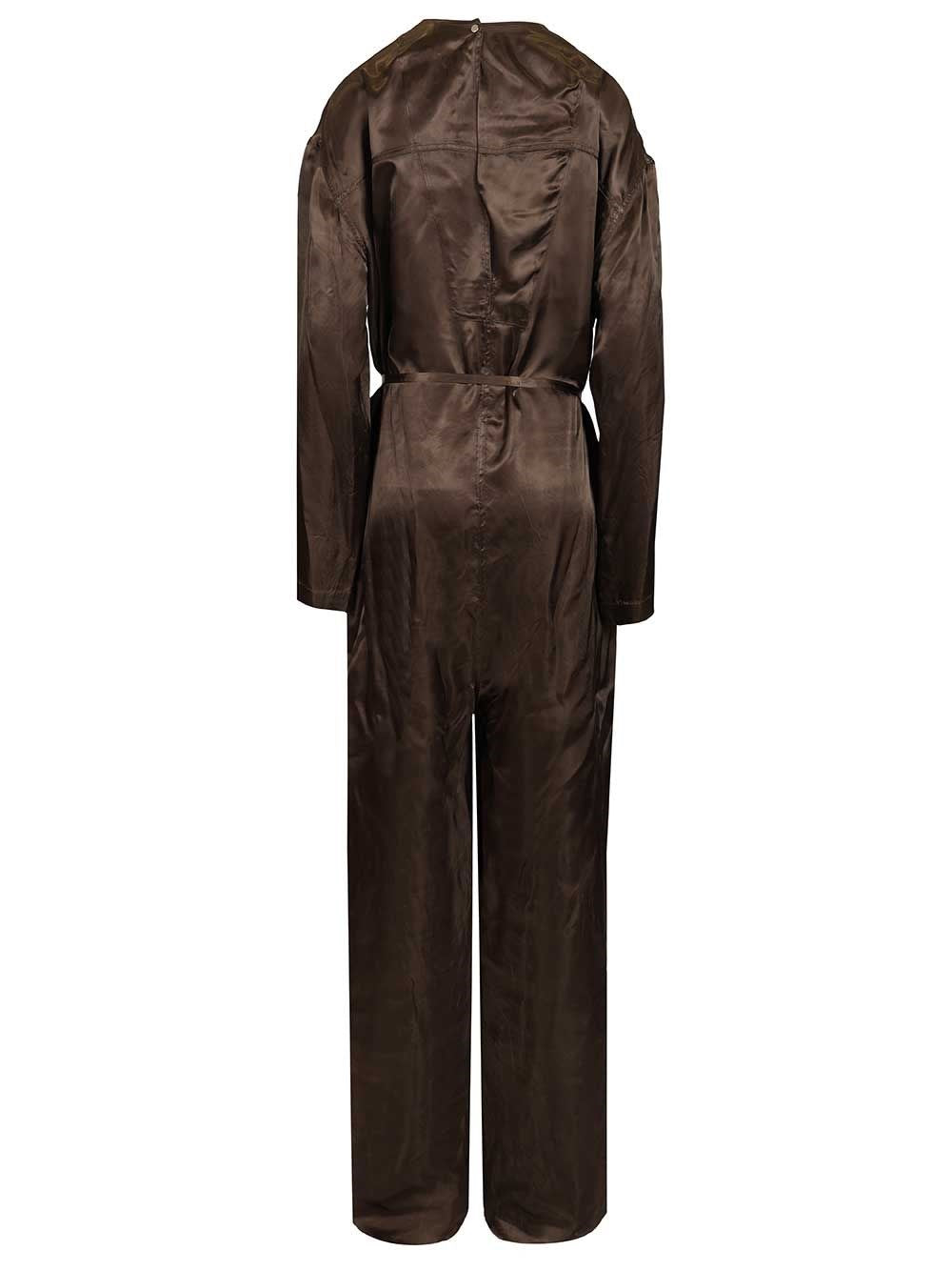 Rick Owens Women Long-Sleeved Jumpsuit RICK OWENS