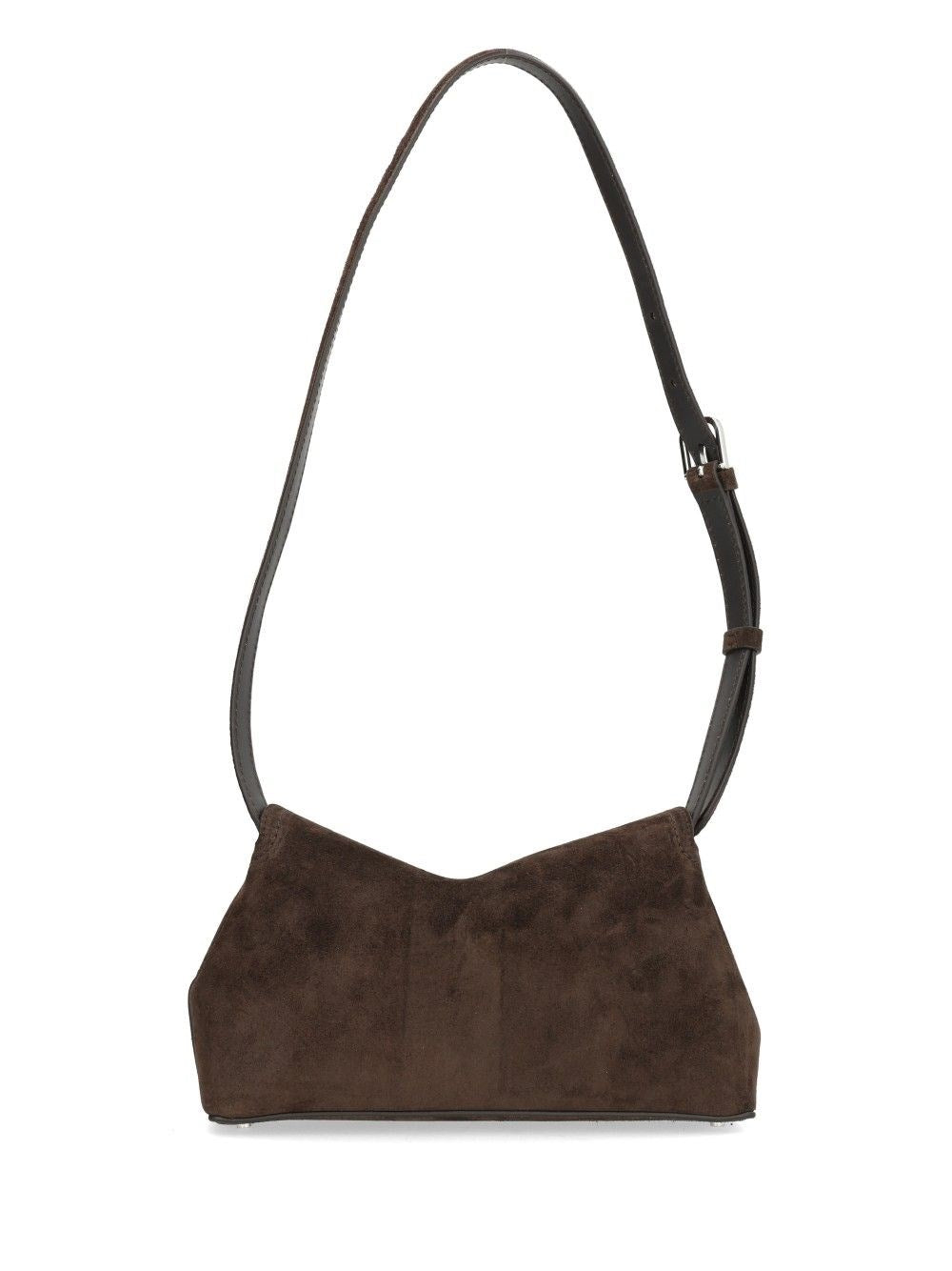 Toteme Women Suede "T-Lock" Clutch Bag TOTEME