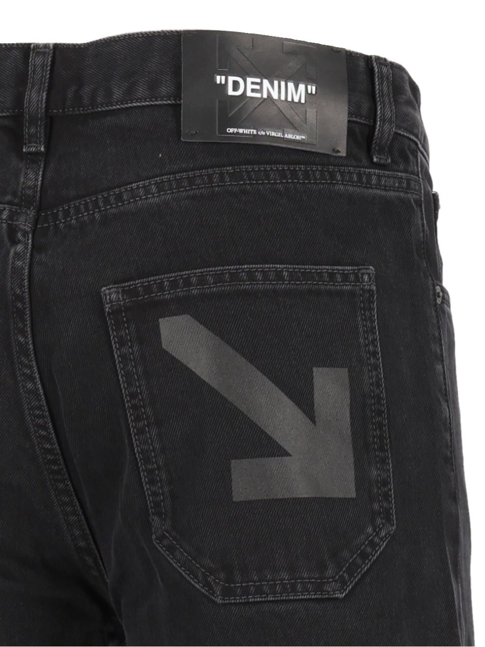 Off-White Men Half Arrow Slim-Fit Relaxed Jeans OFF-WHITE