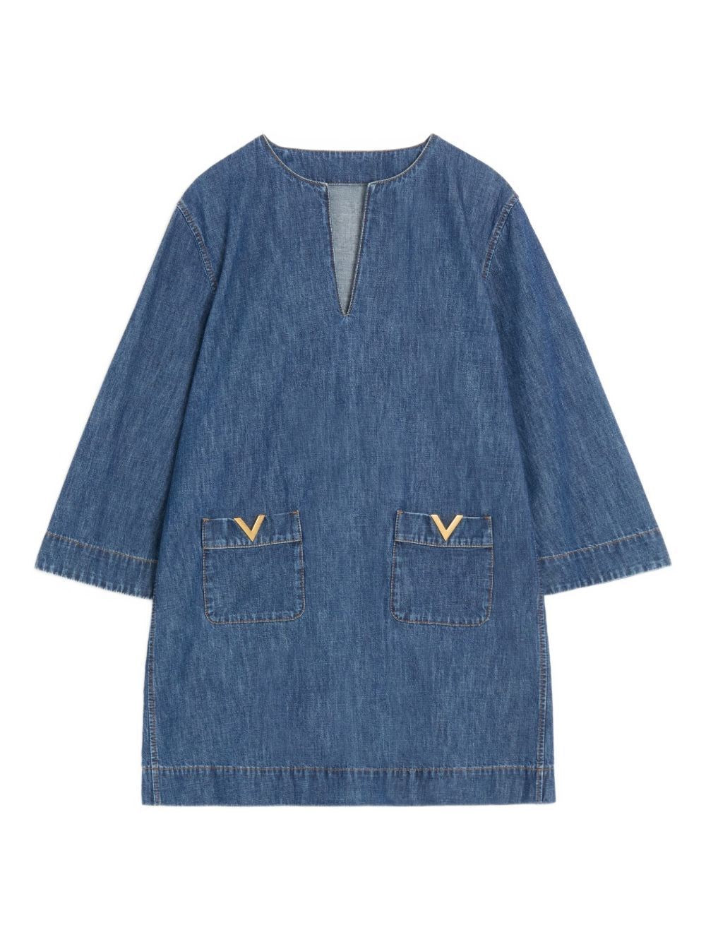Valentino Garavani Women Chambray Denim Dress VALENTINO GARAVANI