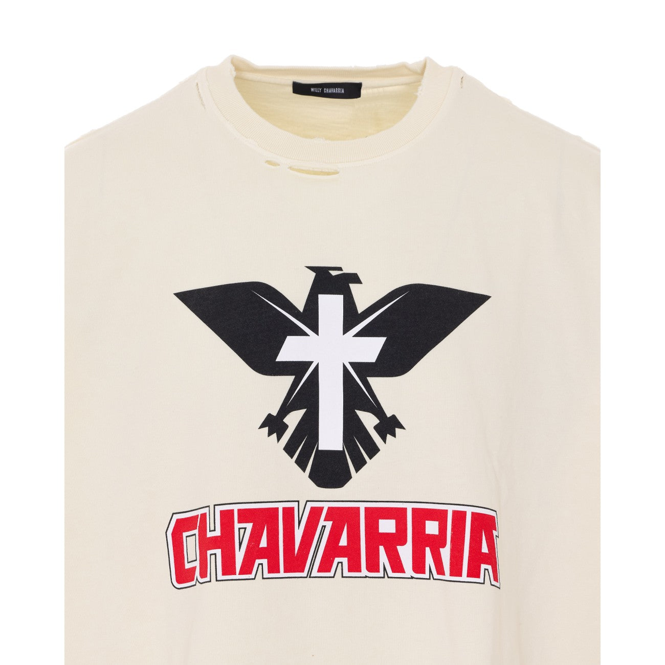 Willy Chavarria Men Decate Buffalo T-Shirt Willy Chavarria