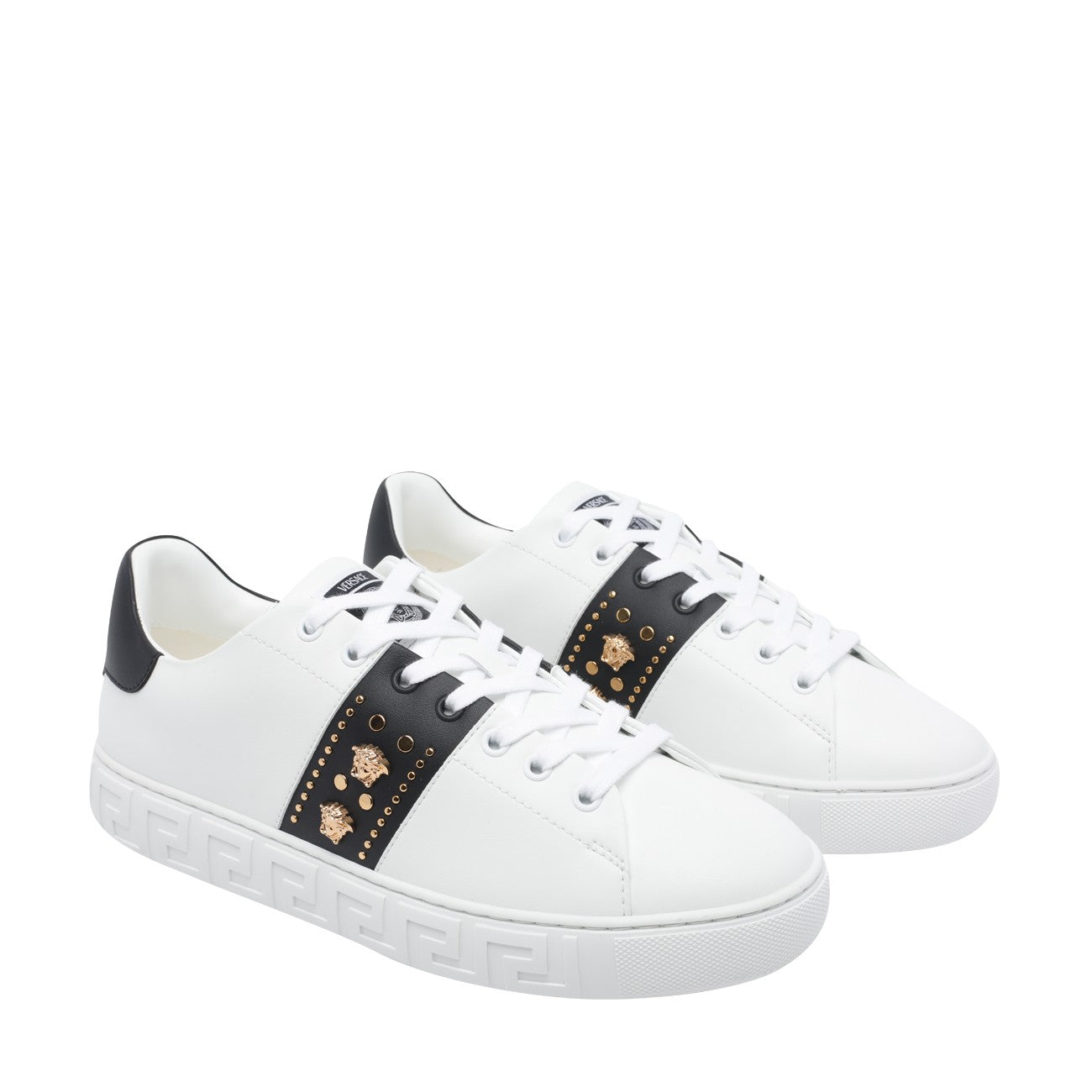 Versace Men Decorated Greca Sneakers VERSACE