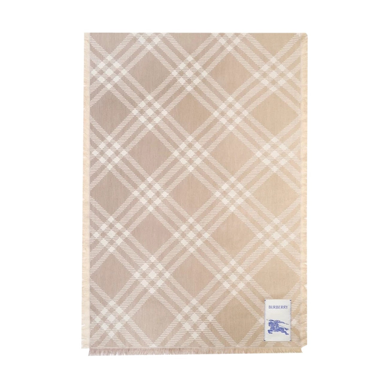 Burberry Women Degrade' Check Scarf In Wool And Silk BURBERRY