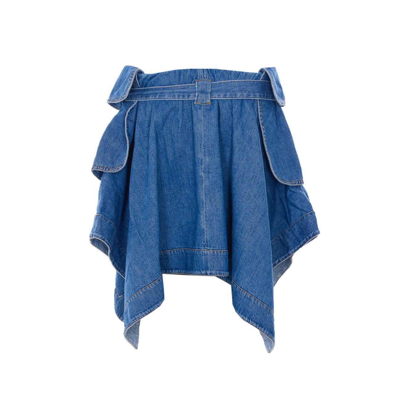 Loewe Women Denim Cargo Skirt LOEWE