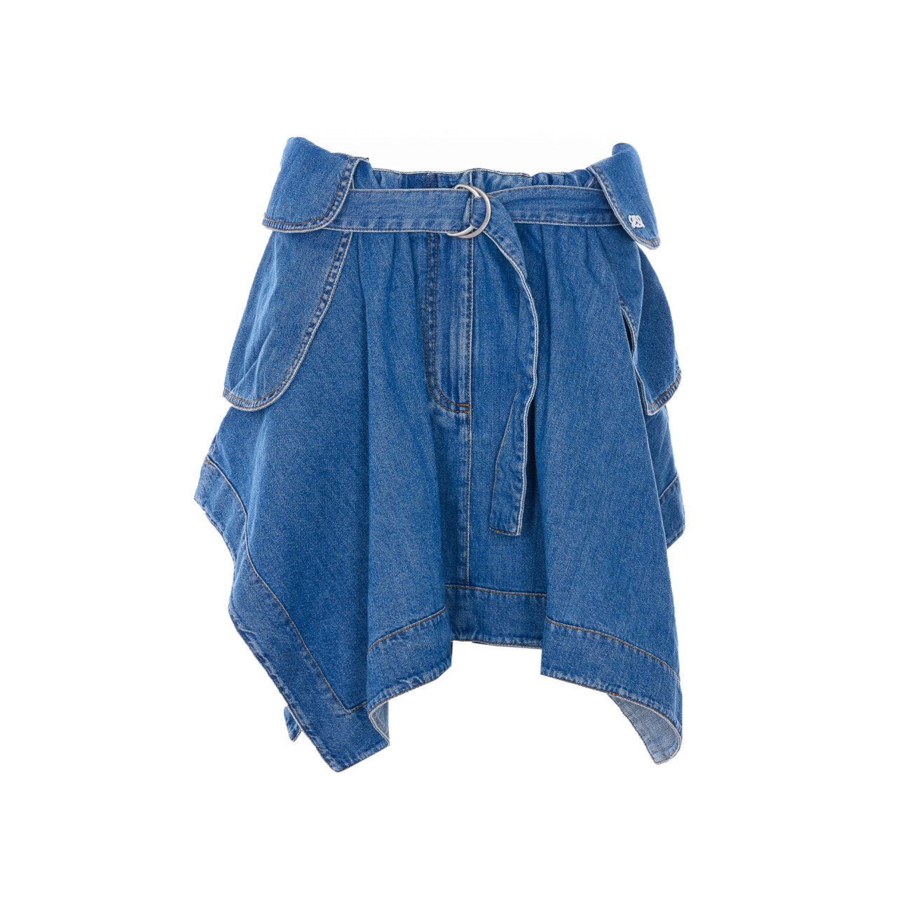 Loewe Women Denim Cargo Skirt LOEWE