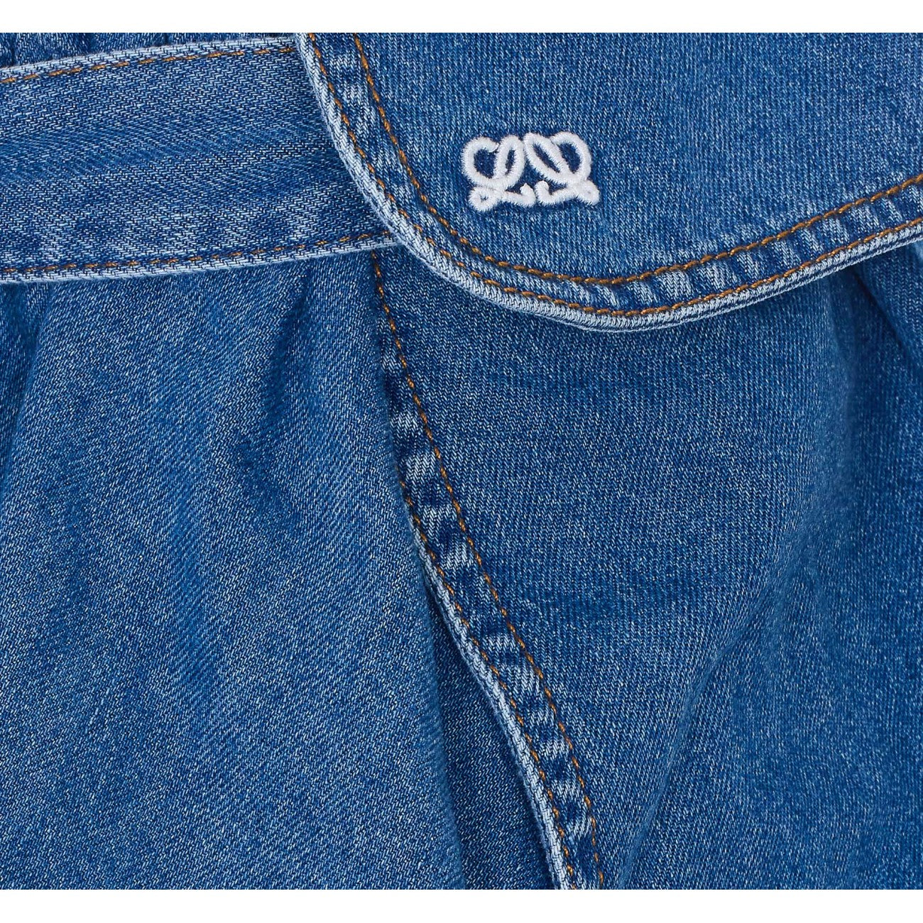 Loewe Women Denim Cargo Skirt LOEWE