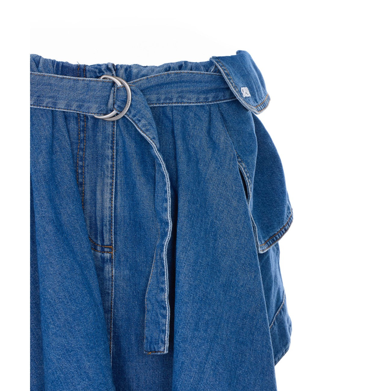 Loewe Women Denim Cargo Skirt LOEWE