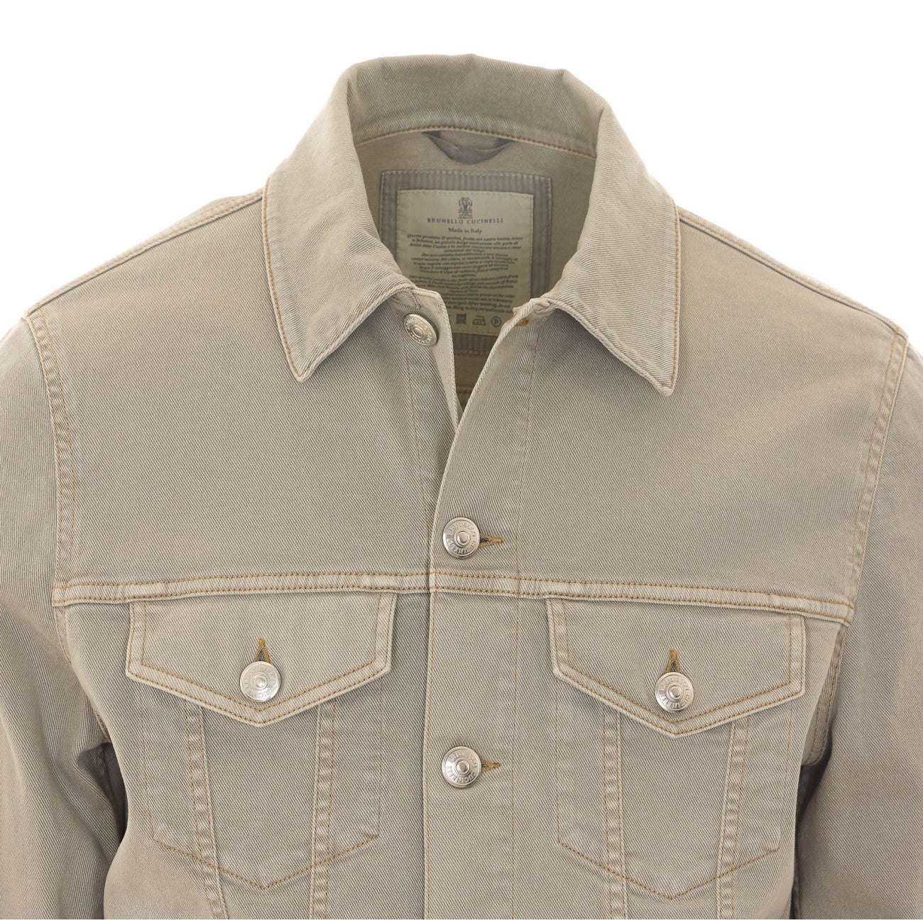 Brunello Cucinelli Men Denim Four Pockets Jacket BRUNELLO CUCINELLI