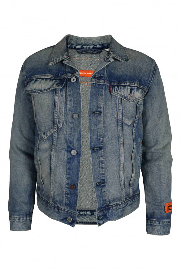 Heron Preston Men Denim Jacket HERON PRESTON